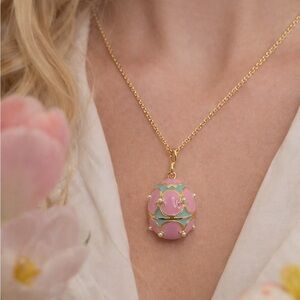 Paparazzi Pink and Gold Pendant Necklace